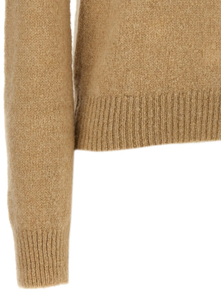 Cárdigan de lana beige