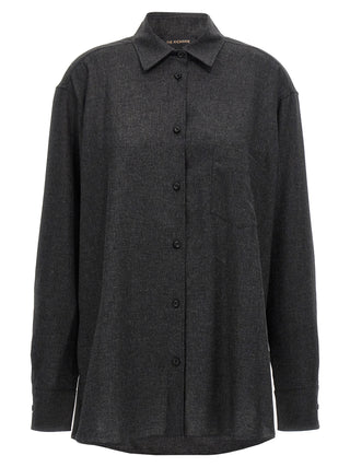 Gray Wool Blouse
