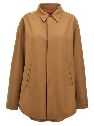 Brown Polyester Blouse