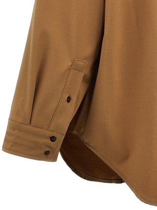 Brown Polyester Blouse