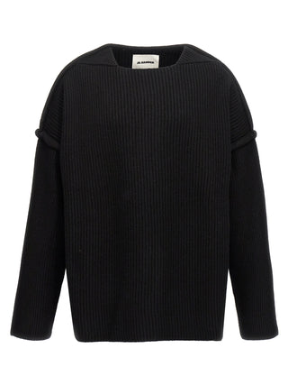 Black Wool Cardigan