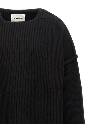 Black Wool Cardigan