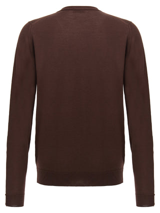 Brown Wool Cardigan