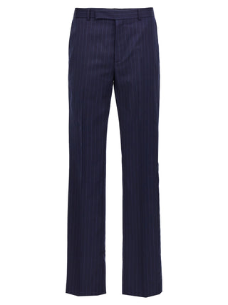 Pantalones de vestir de lana azul