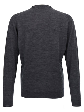Gray Wool Cardigan