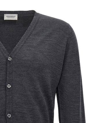 Gray Wool Cardigan