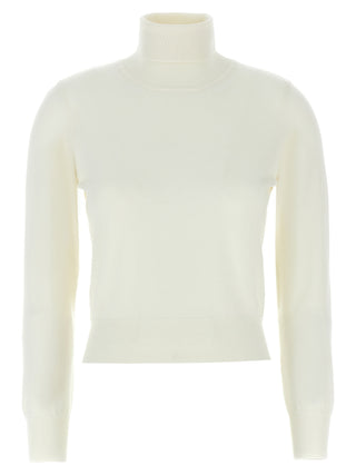 White Merino Wool Cardigan