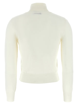 White Merino Wool Cardigan