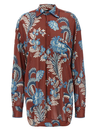 Blusa multicolor de viscosa
