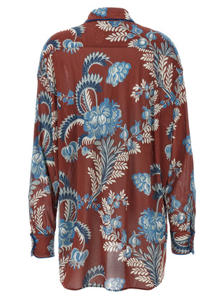Blusa multicolor de viscosa