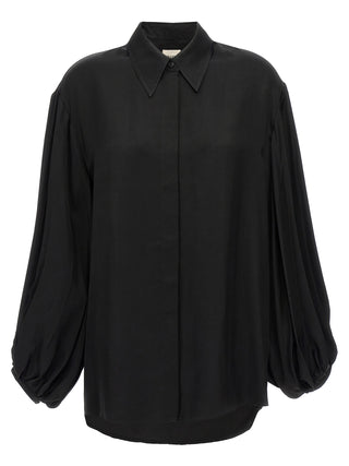Black Cupro Blouse