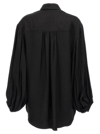 Black Cupro Blouse