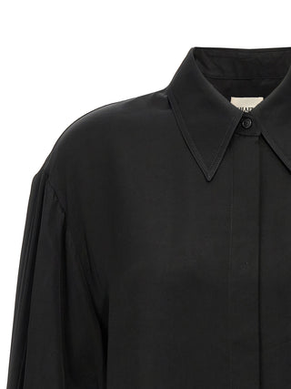 Black Cupro Blouse