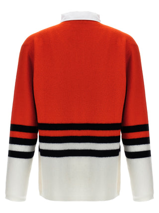 Multicolor Wool Polo Shirt