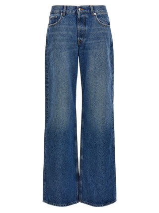 Blue Cotton Jeans Denim