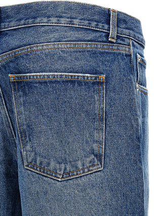 Blue Cotton Jeans Denim