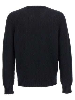 Black Wool Cardigan