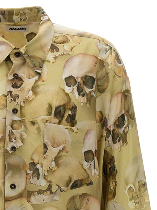 Blusa bicolor de viscosa