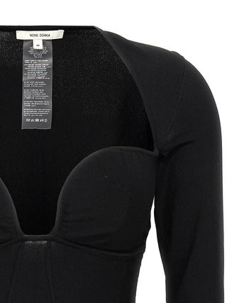 Black Viscose Tank Tops