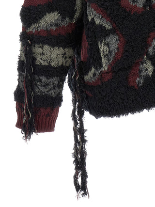 Multicolor Wool Cardigan