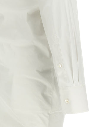 White Cotton Short Dress