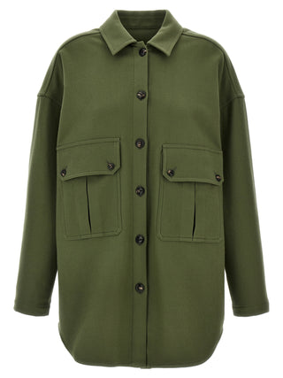 Bicolor Virgin Wool Blouse