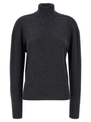 Gray Wool Cardigan