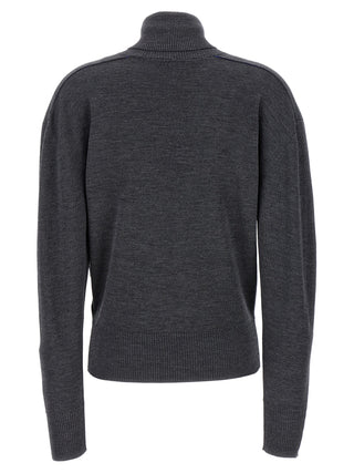 Gray Wool Cardigan