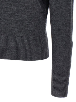 Gray Wool Cardigan