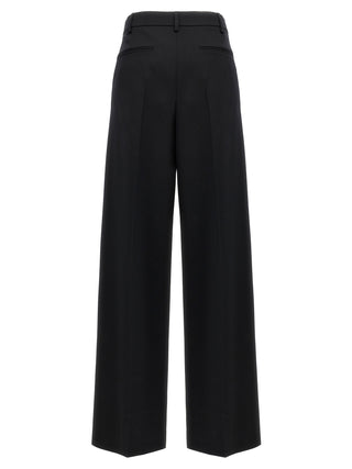 Black Virgin Wool Dress Pants