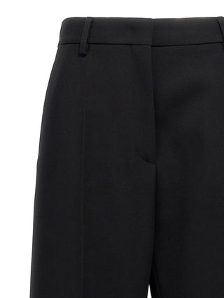 Black Virgin Wool Dress Pants
