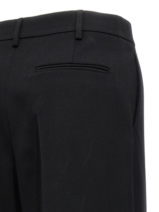 Black Virgin Wool Dress Pants