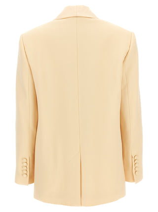 Blazer beige de lana