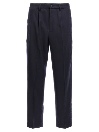 Blue Wool Dress Pants