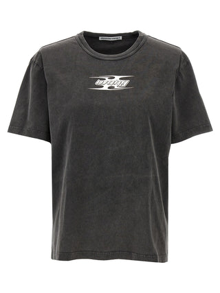 Camiseta de algodón gris