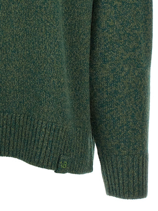 Cárdigan bicolor de lana
