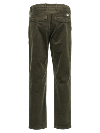 Pantalones bicolor de algodón