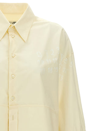 Blusa de algodón blanca