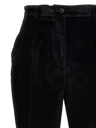 Black Cotton Dress Pants