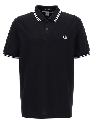 Bicolor Cotton Polo Shirt