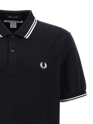 Bicolor Cotton Polo Shirt