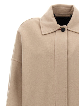 Beige Cashmere Coat