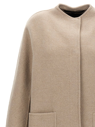 Beige Cashmere Coat