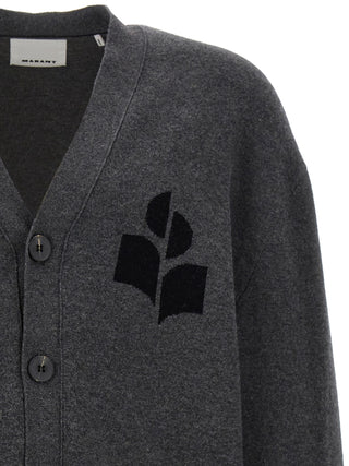 Gray Cotton Cardigan