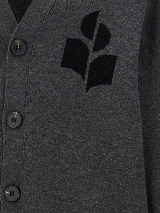 Gray Cotton Cardigan