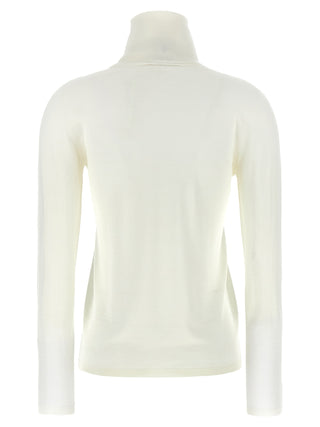 White Virgin Wool Cardigan