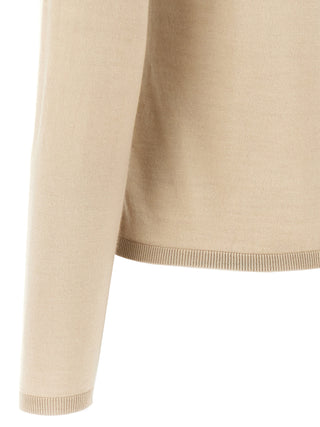 Beige Cashmere Cardigan