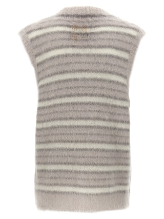 Gray Mohair Sweatshirt