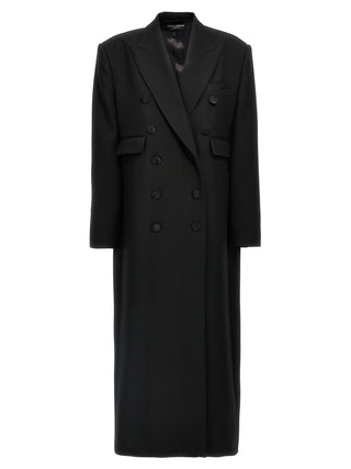 Black Virgin Wool Coat