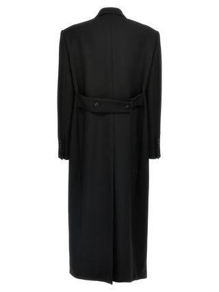 Black Virgin Wool Coat